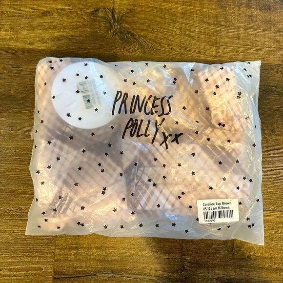 Princess Polly Coraline Top Brown - Picture 7 of 8